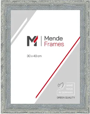 Produktbild von MendeFrames H610 Bilderrahmen Vintage-Look Grau 70x90 cm Klarglas