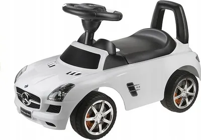 Image de Voiture à pousser Push Ride Mercedes Sls Amg Blanc, voiture pour enfants