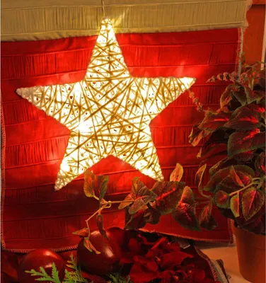 Produktbild von 20 LED Weihnachtsstern Adventsbeleuchtung