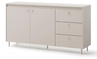 Produktbild von Kommode TORINO TK-01 mit 3 Schubladen 2 Türen Sideboard 150 cm Anrichte Modern (Kaschmir)