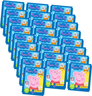 Produktbild von Panini Peppa Pig Sticker - Mein Fotoalbum (2023) - 25 Tüten Sammelsticker