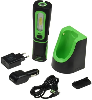Immagine prodotto di ChiliTec Luce a barra LED con batteria ricaricabile FlexiLED 300+ base di ricarica, supporto magnetico, 3W, 250lm, IP44