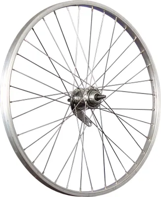 Produktbild von 24 Zoll Hinterrad Büchel Aluminiumfelge Velosteel Rücktrittnabe 1 Gang - silber