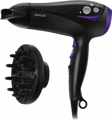 Immagine prodotto di Asciugacapelli Sencor SHD 108VT Nero 2000 W