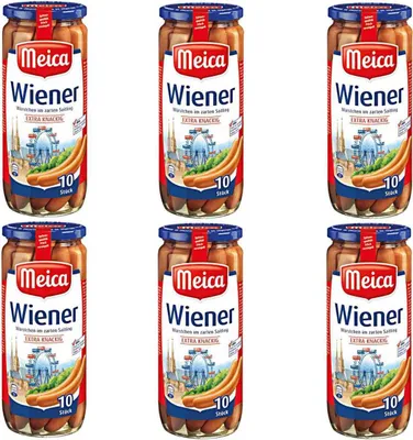 Immagine prodotto di Meica 10 Wiener 500ml confezione da 6 pezzi