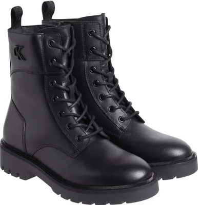 Image de Calvin Klein Jeans Bottines pour femmes YW0YW01550 0GJ Couleur : Noir Taille : 38