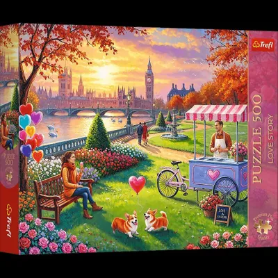 Produktbild von Puzzle Trefl 500 Teile Romantisches London Premium Plus Qualität