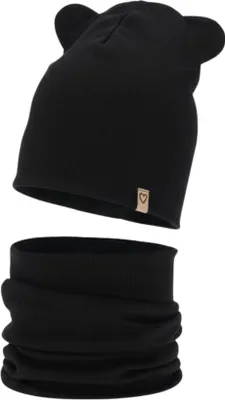 Immagine prodotto di Set primavera/autunno per bambina - cappello e sciarpa a tubo, cotone Luminia