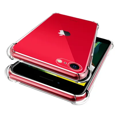 Immagine prodotto di iPhone SE 2020 Custodia, paraurti trasparente in TPU morbido, custodia protettiva antiurto per iPhone SE 2020