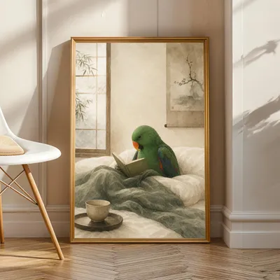 Edelpapagei, Vogelposter, Produktansicht 1