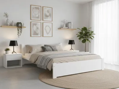Obrázok produktu pre Posteľ IKAROS 120 x 200 cm, biela Matrac: bez matraca, Rošt: S lamelovým roštom