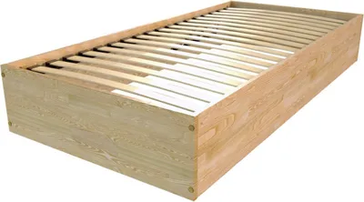 Immagine prodotto di Contenitore letto 90x200 - 1 posto in legno massello - Miele