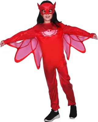Obrázok produktu pre Kostým sovičky dievčatko oficiálne PJ Masks (veľkosť 2-3 roky) s maskou