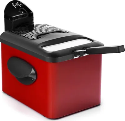 Produktbild von Frifri 1905R, 3,5 l, 1 kg, Einzelbild, Schwarz, Rot, 3200 W, 280 mm