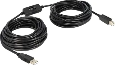 Immagine prodotto di Cavo USB DELOCK A -> B St/St 11,00m aktiv sw