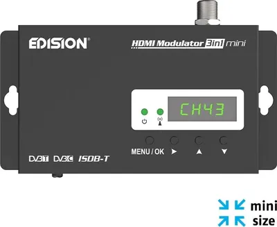 Produktbild von Edision HDMI Modulator 3in1 mini DVB-T/DVB-C/ISDB-T