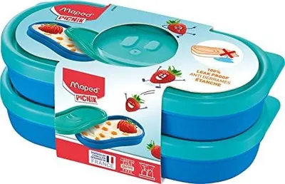 Produktbild von PICNIK - Snack-Box für Kinder - 2x 150 ml - blau