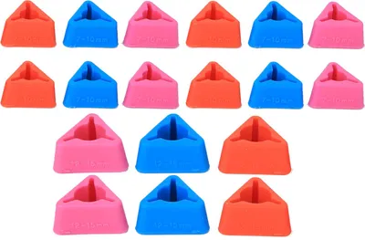 Produktbild von Dreieckige Stricknadelspitzen, Silikon-Strickspitzenschutz, Nähzubehör
