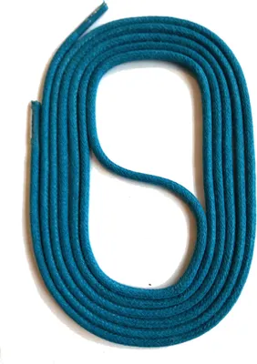 Produktbild von SNORS gewachste Schnürsenkel rund - TÜRKIS - 3mm - 110cm