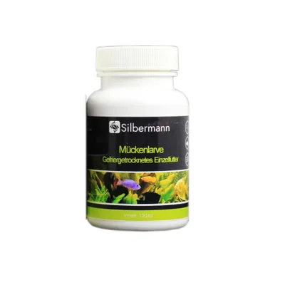 Produktbild von Silbermann Mückenlarve rot FD - gefriergetrocknetes Ergänzungsfutter (120 ml), SIS 180
