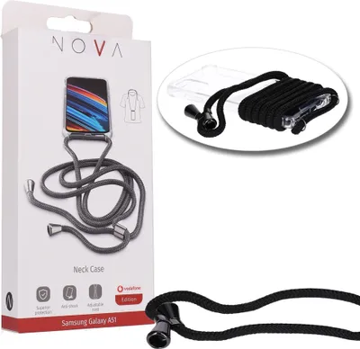 Produktbild von NOVA Necklace Case Handykette für Samsung Galaxy A51 Handykette mit Handyhülle transparent