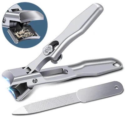 Image de Coupe-ongles DRMODE avec une large ouverture, coupe-ongles robuste en acier inoxydable, de grande taille
