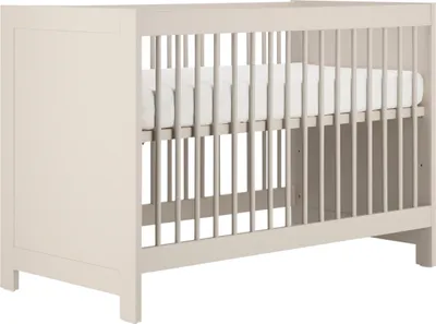 Produktbild von Europe Baby Vittoria III Babybett - Oatmeal - 60 x 120 cm | Babybetten