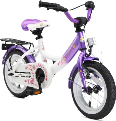 Produktbild von BIKESTAR Kinder Fahrrad ab 3 Jahre | 12 Zoll Classic Kinderrad | Lila & Weiß