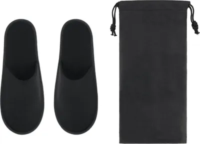 Produktbild von MidOcean - Herren/Damen Uni Pantoffeln "Flip Flap", Hotel MO766 (44,5 EU - 45 EU) (Schwarz)