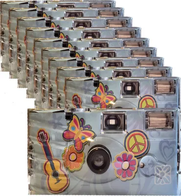Produktbild von 10 x Sonderposten Einwegkamera Flower Power MHD 03.2026