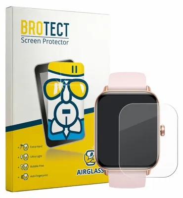 Produktbild von BROTECT Schutzglas für Trunsif Smartwatch 1.85" Schutzfolie Panzer Folie Glas Display Schutz klar