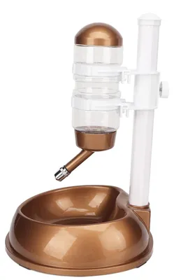 Image de Distributeur d'eau multifonctionnel - Distributeur d'eau pour animaux - Design amovible - Antidérapant - Portable - Hygiénique - Gamelle pour animaux