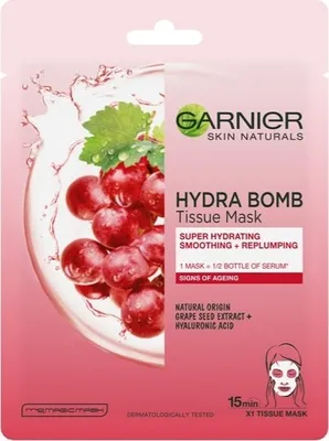 Image de Garnier Face Skin A.Cloth Mask Hydra Bomb
