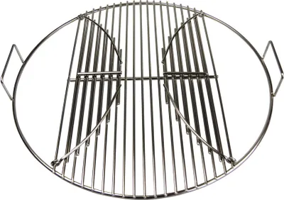 Produktbild von "Grillclub" Edelstahl - Grillrost klappbar, rund Ø 44,5 u.a. kompatibel/passend für Weber 47er Kugelgrill