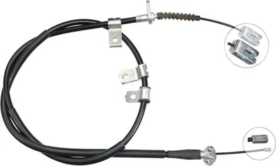Productafbeelding van Handrem met kabel, 1.730 mm, trommelrem met ABS, geschikt voor onder andere NISSAN NP300