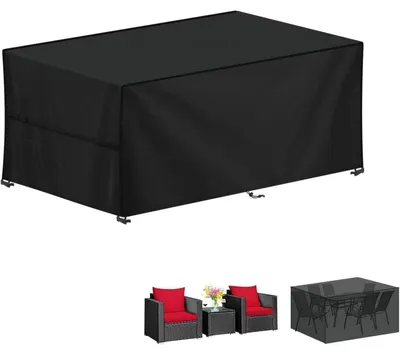 Obrázok produktu pre Poťah na záhradný nábytok, vodotesný, 420D Oxford, obdĺžnikový, 150x90x75 cm