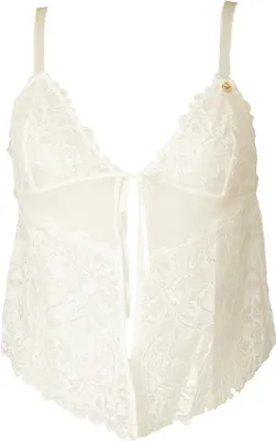 Produktbild von Offenes Tanktop für Damen aus Spitze EMPORIO ARMANI SPECIAL EDITION Artikel 163684 6P233, M, Viscosa 10%,Poliammide 74%,Elasthan 16%