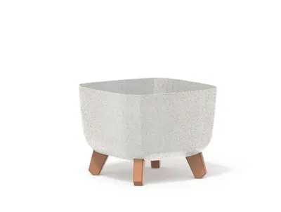Obrázok produktu pre Prosperplast s.r.o. GRACIA SQUARE ECO WOOD 24 cm, biela