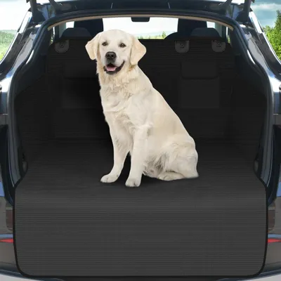Produktbild von Kofferraumschutz Hund Universal 185x105cm Wasserdicht Kratzfest Schwarz