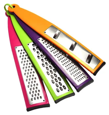 4-teiliges Käseraspel-Zester-Set, RVS, Handraspen, Mandoline