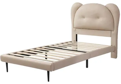 Immagine prodotto di Letto singolo, grazioso motivo con animaletti, struttura robusta, 90x200 cm, pieghevole