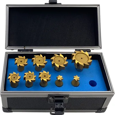 Produktbild von PAULIMOT Schlitzfräser-Set 9-teilig titanbeschichtet
