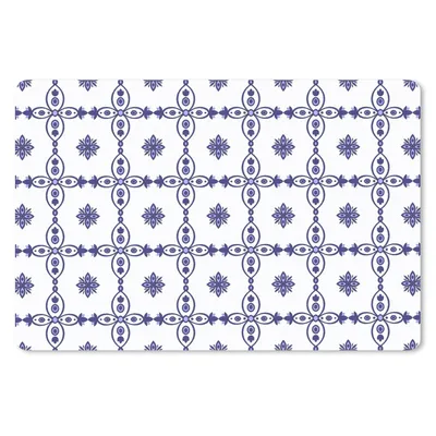 Produktbild von MuchoWow® Mauspad Mousepad Portugal - Muster - Blau 27x18 cm - Mousepads - Maus Mat - Pad - Mausunterlage - Büroartikel - Desk Matten