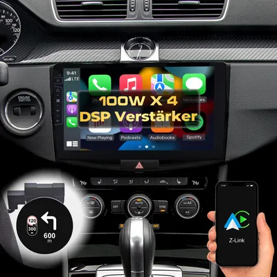 Produktbild von 10,1 Zoll Android Autoradio Navi für VW Passat B7 CC Wireless Carplay Android Auto Head-up Display DAB+