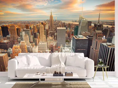 Image de Papier peint vinyle New York City, décoration murale, 200 x 150 cm