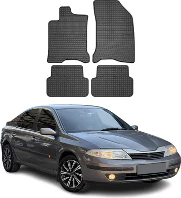 Image de Tapis de Sol pour Renault Laguna 2001-2007 Caoutchouc Noir
