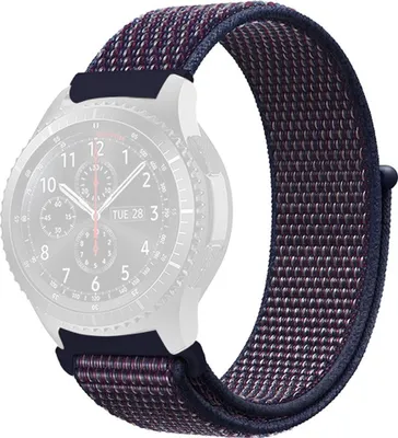 Produktbild von Armband für Samsung Galaxy Watch6/5/5Pro/4/3 20mm flexibel Klettverschluss Nylon