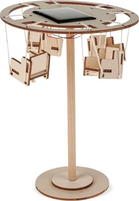 Produktbild von Holzbausatz Solar-Karussell Bastelset