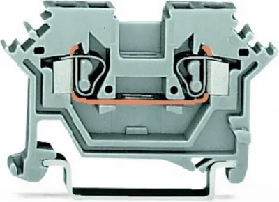 Immagine prodotto di Terminale passante 0,08-2,5 mm² grigio - Morsettiera di alimentazione 5 mm 24 A 280-601