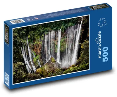 Obrázek produktu pro Puzzle 500 Tropické vodopády v džungli - martinpuzzle